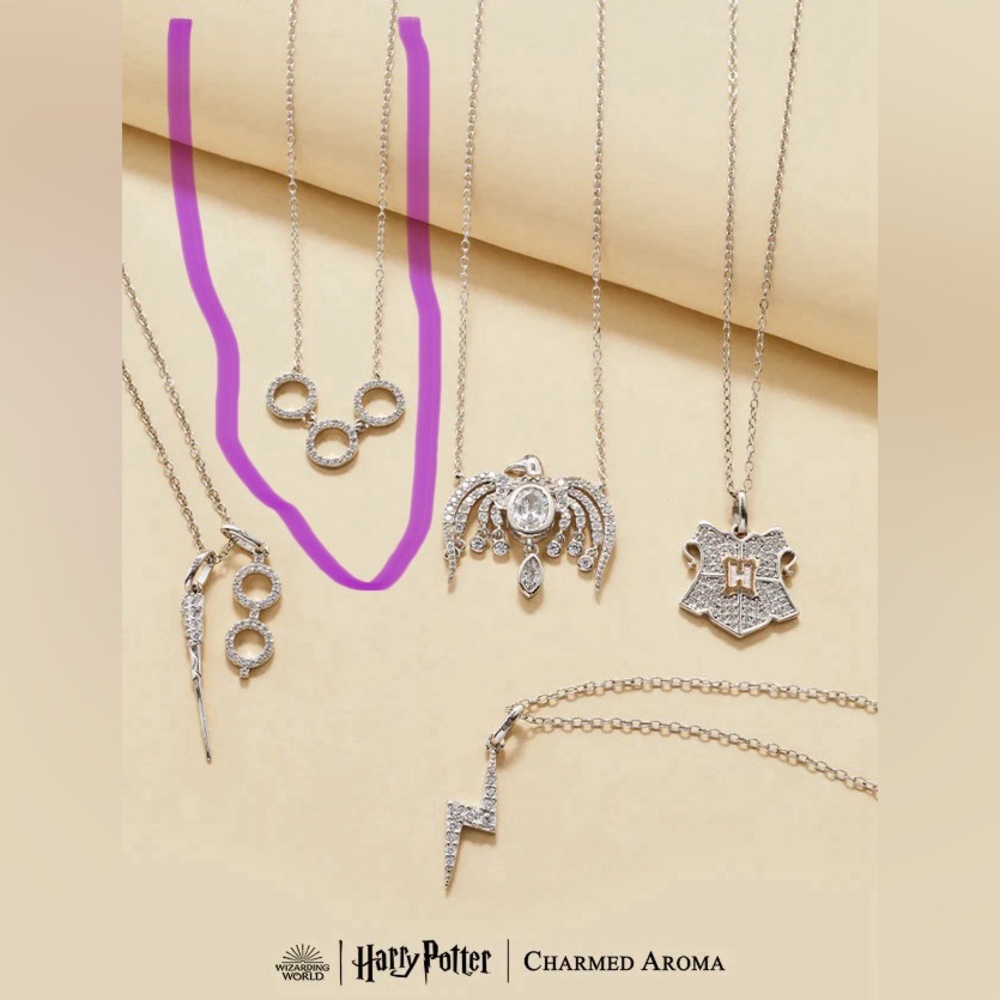 Harry Potter x Charmed Aroma Golden Snitch Necklace